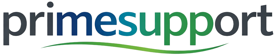 PrimeSupport logo — outsourced technical support for SaaS